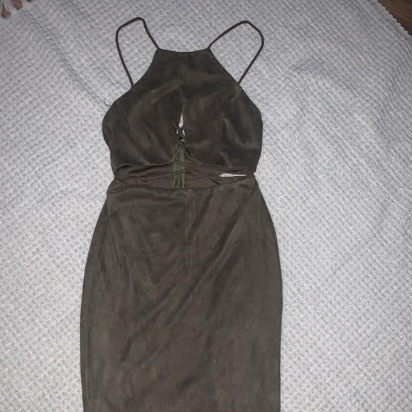 Dresses & Skirts - SUEDE MINI DRESS